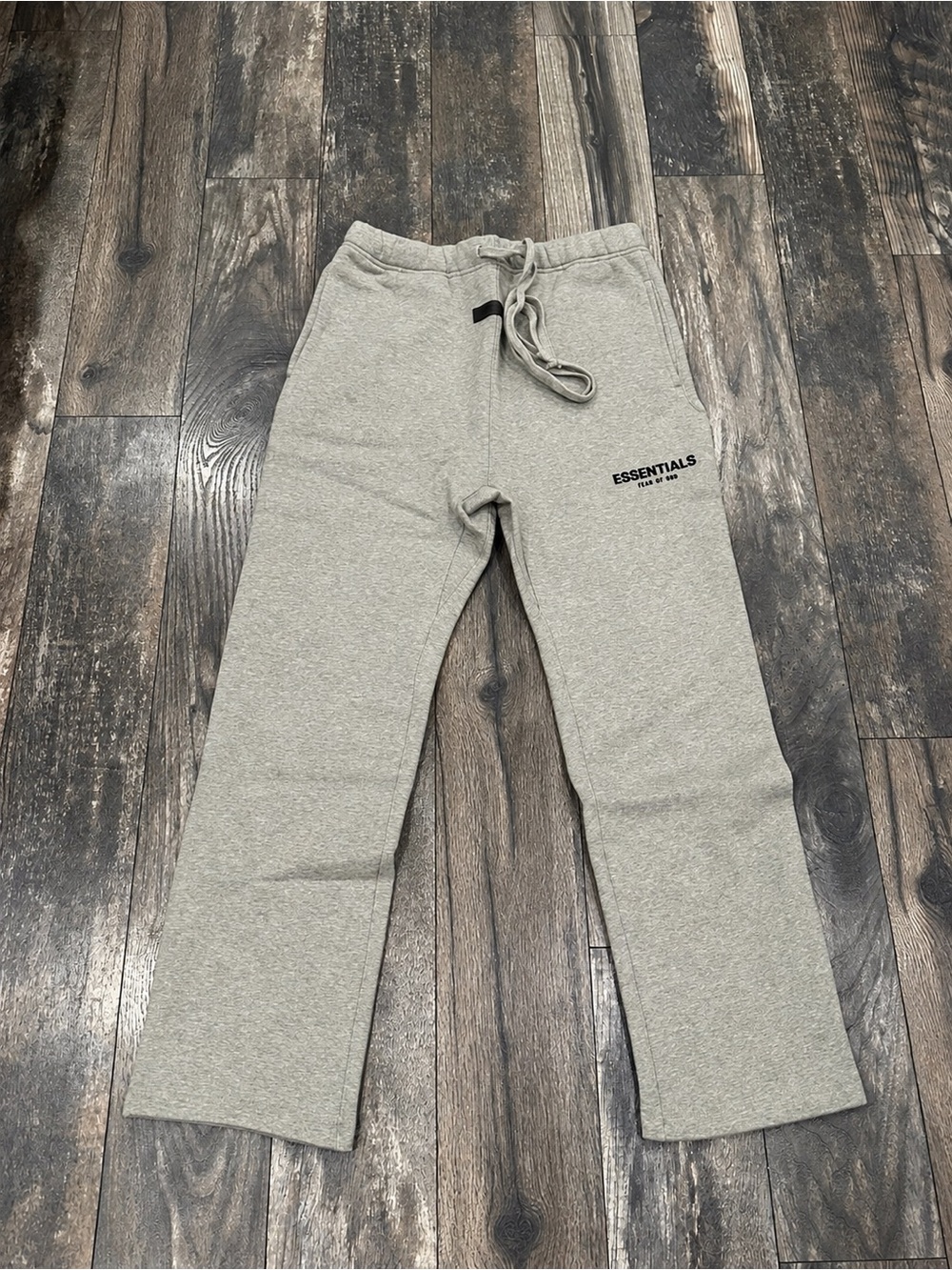 Essentials Kids Light Gray Sweatpants with Drawstring
